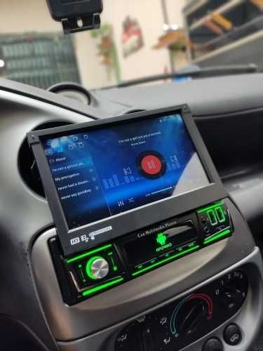 Reducere - Navigatie Android 1DIN Universala Ecran Retractabil