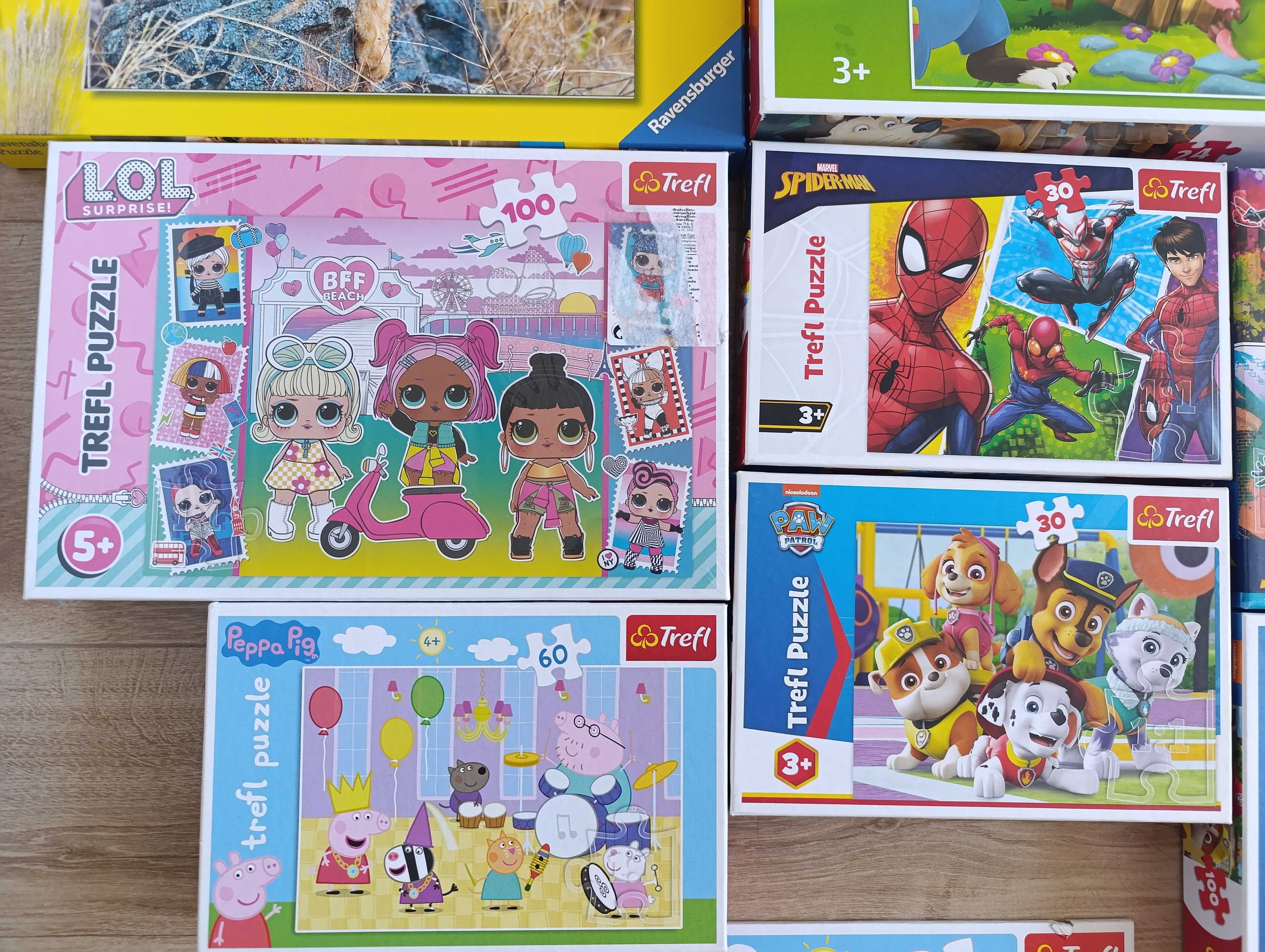 Пъзели Clementoni, Ravensburger, Trefl