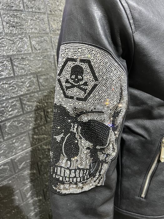 Philipp plein geaca de piele 2024