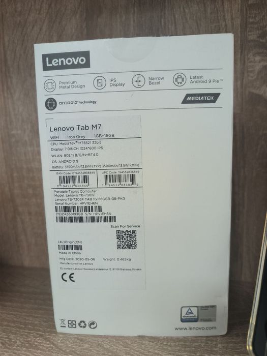 Tableta Lenovo Tab M7, Cod 93937