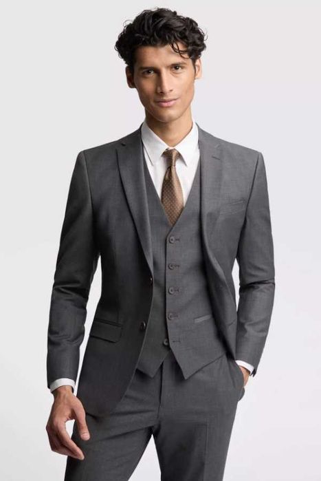 Sacou blazer slim 102 L premium Lawrence Grey New York lana respirabil