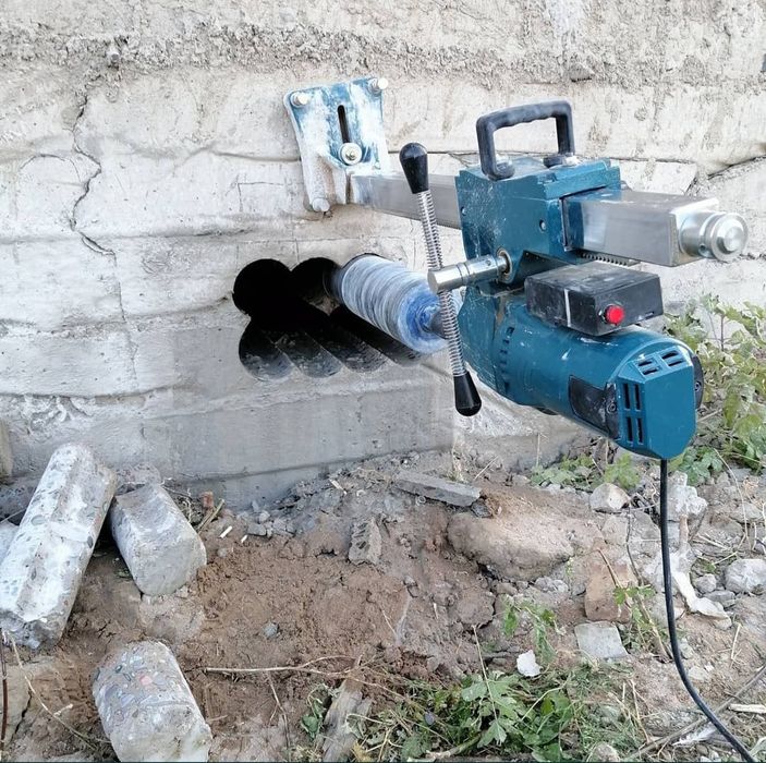 Алмазное сверление бетона.бетон тесеміз.бур алмазн.