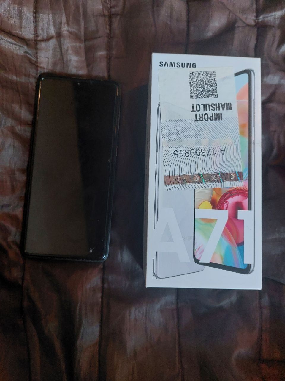 ZUDLIK BN  SOTILADI  Samsung galaxy A 71