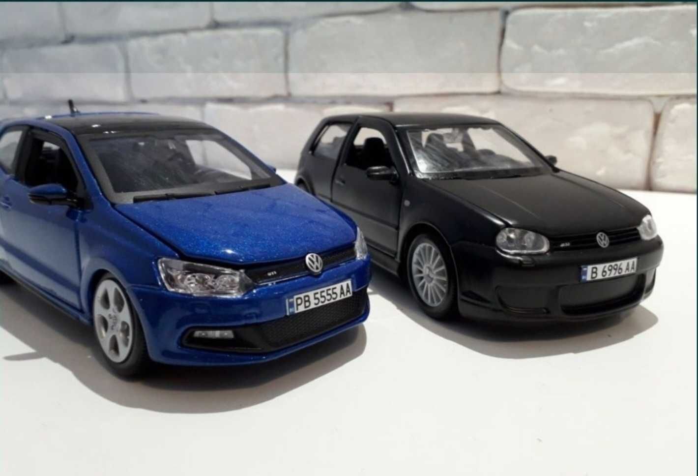 VW Golf 4 - мащаб 1:24 с рег. номер по избор