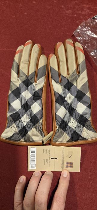 Manusi piele dama Burberry originale femei  noi ideal cadou