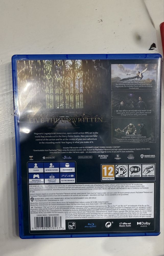 Hogwarts legacy ps4