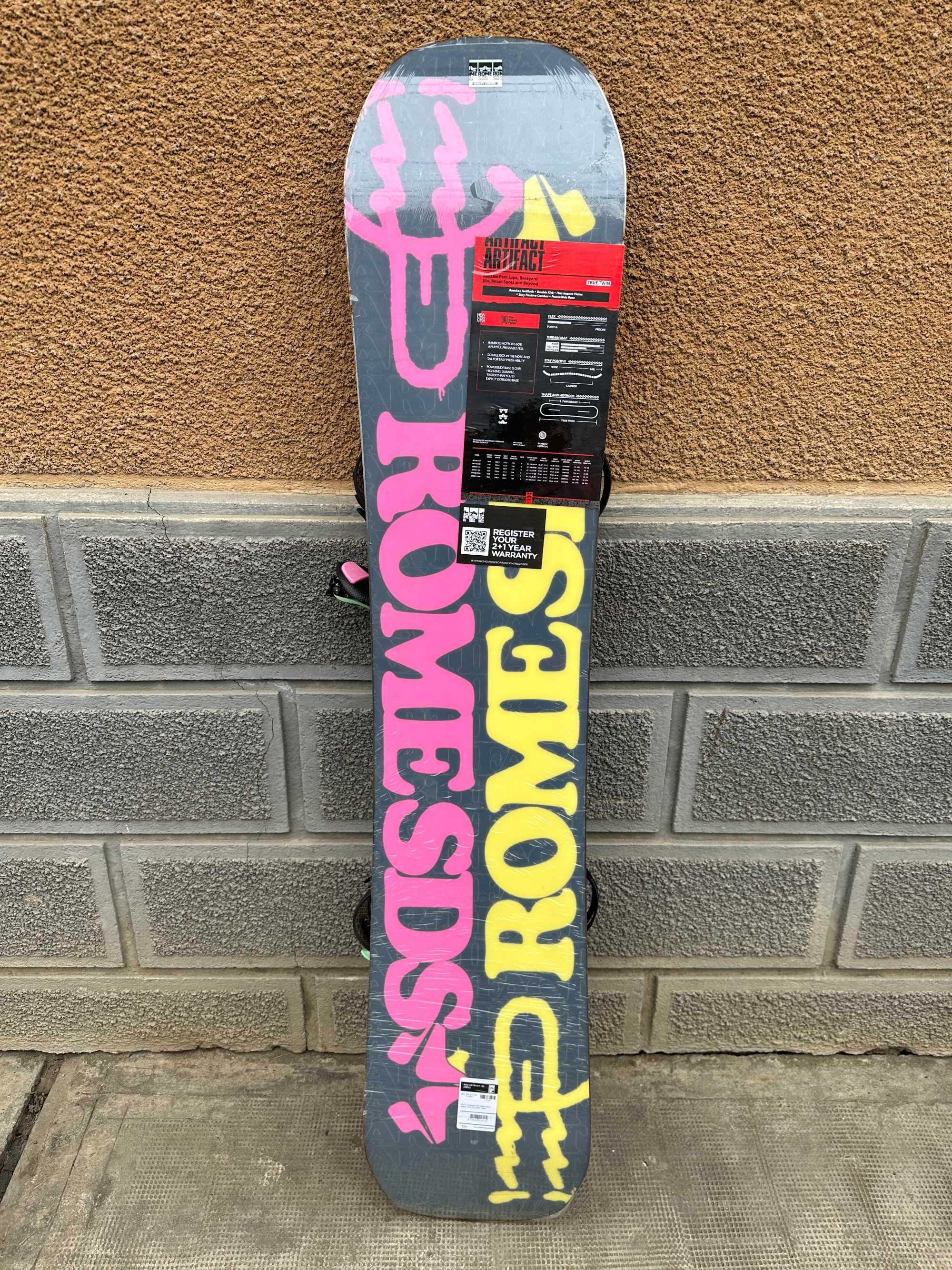 placa noua snowboard rome artifact wide L155cm