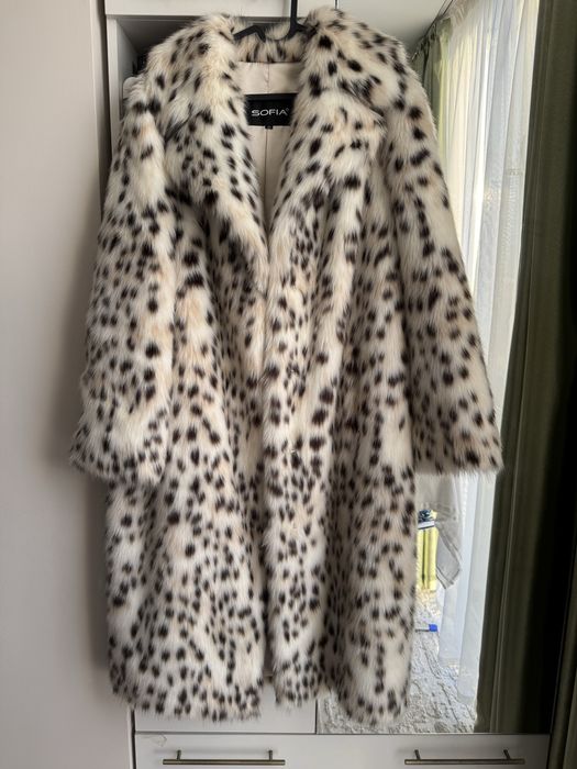 Шуба под рысь (экомех) 48р