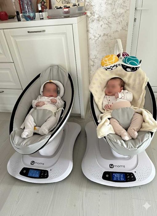 Balansoar electric 4moms Mamaroo 4 Grey – impecabil