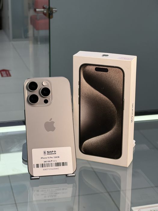 Айфон 15 про 128гб натурал идеал