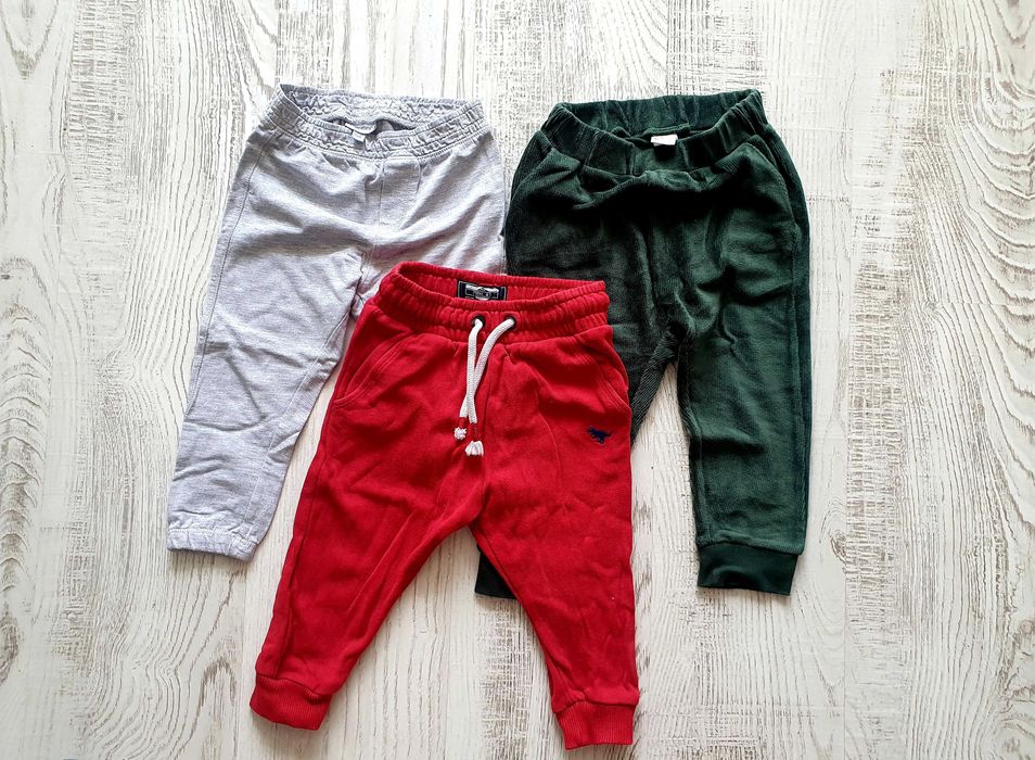 Lot pantaloni sport, marimea 86 (NEXT, HM)