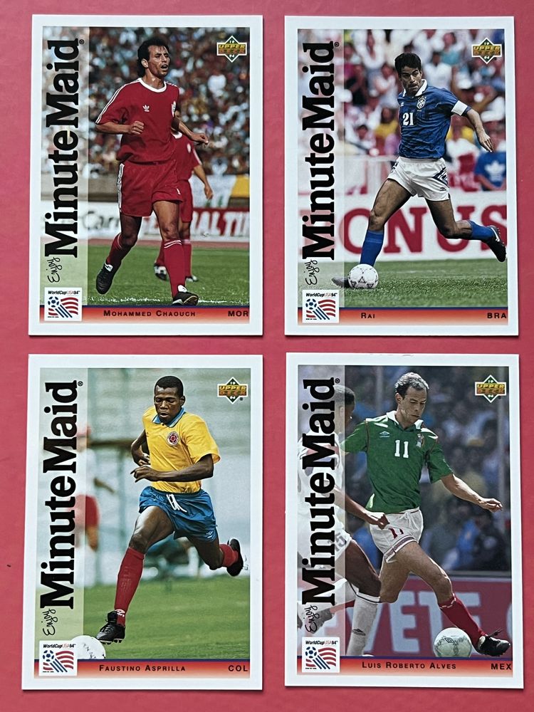 Upper Deck World Cup Usa 1994 Set Complet 25 Carduri Noi Minute Maid