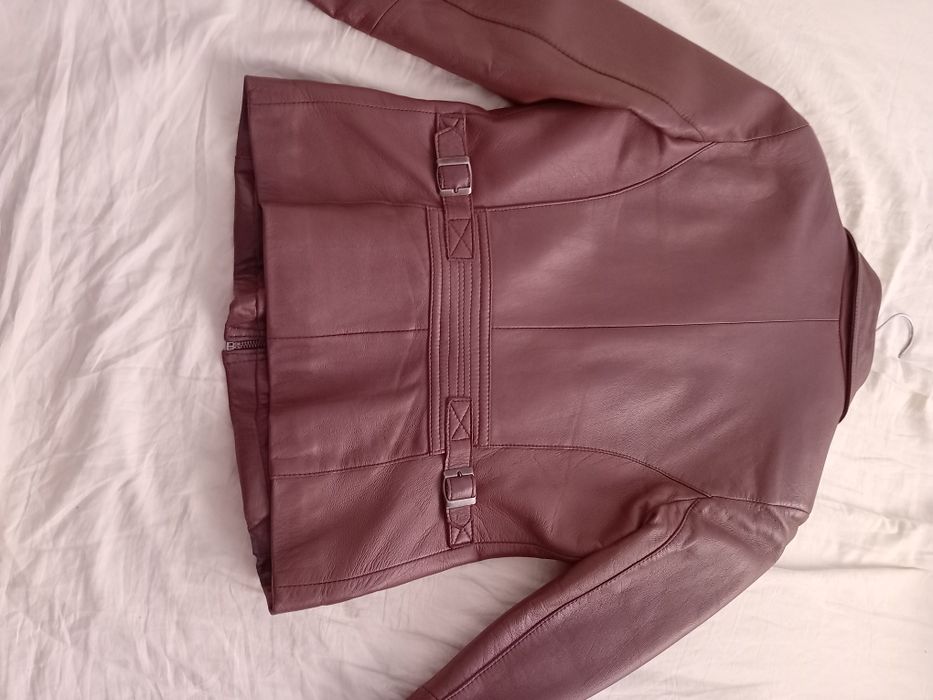 geaca piele naturala dama doamne jacheta marime s noua