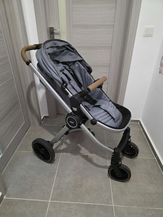 Carucior 3 in 1 Chicco Trio Best Friend Pro Light Magnet Gray