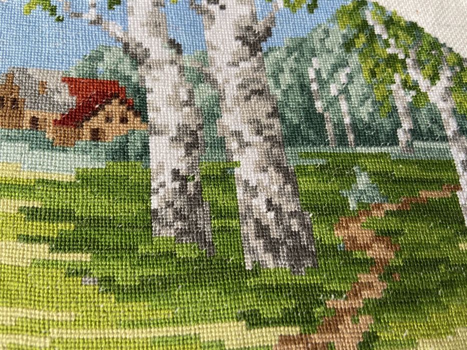 Гоблен Зима, Брези, есен