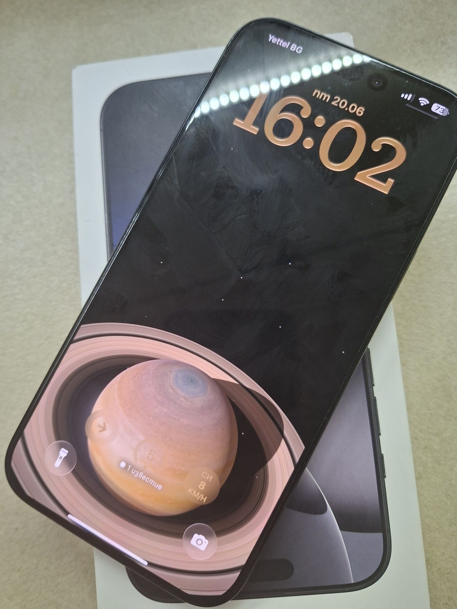 КАТО НОВ IPhone 16 pro max 256gb черен