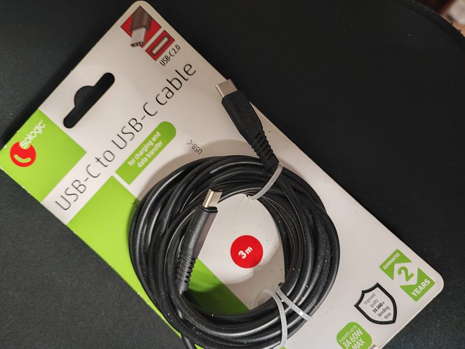 Cablu USB-C. 3 metri.
