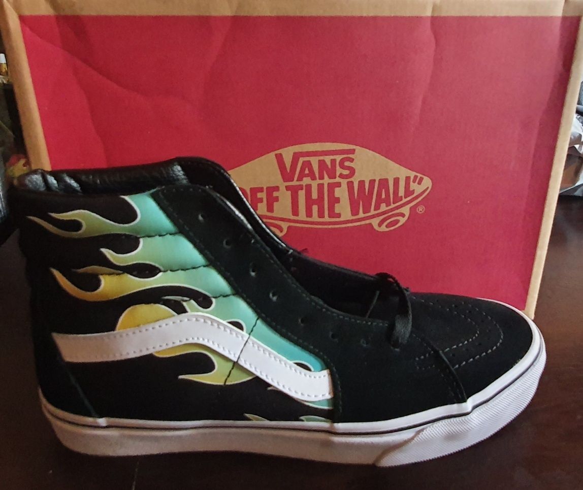 VANS  кецове естествен велур