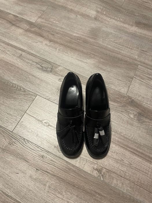 Обувки тип лоуфър с ток