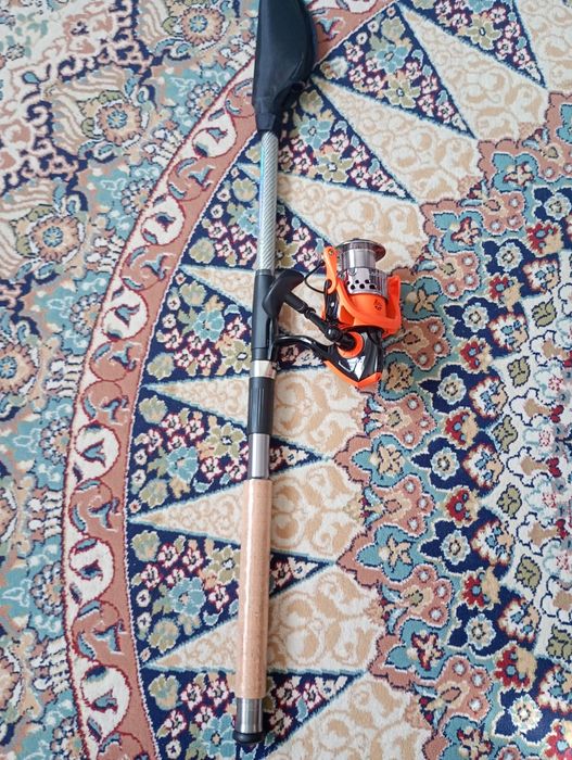 Катушка и удочка телескоп.