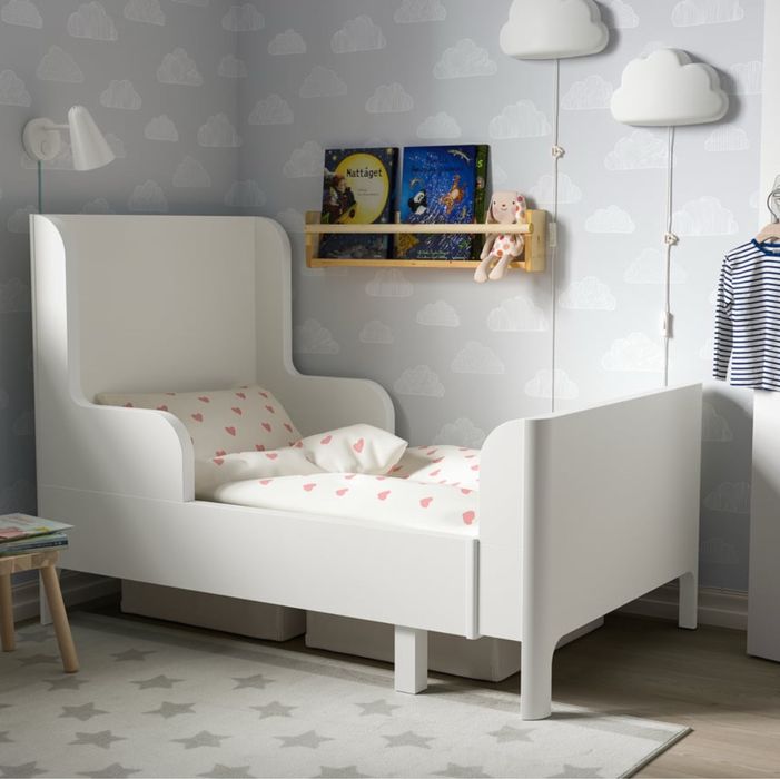 Pat extensibil Ikea + saltea extensibila