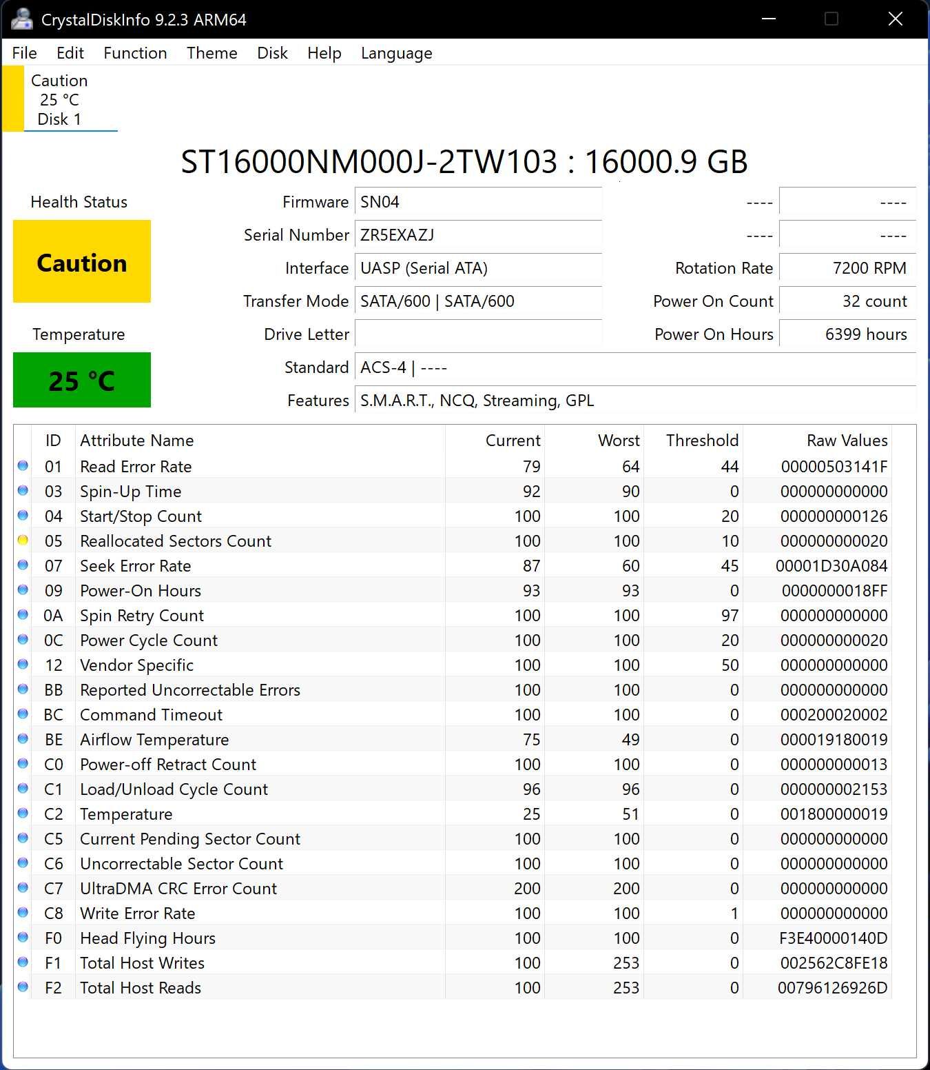 Seagate Exos X18 16TB ST16000NM00J