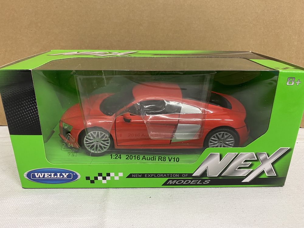 Welly AUDI R8 V10 an 2016 machetă auto metalică scara 1:24