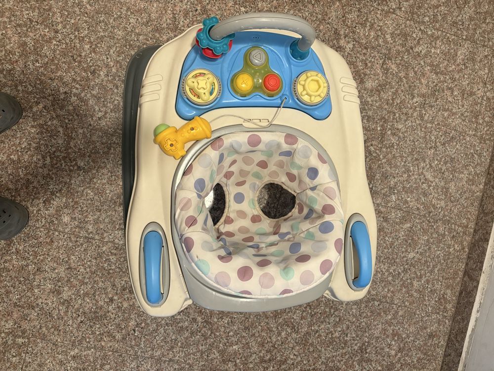 Проходилка Cangaroo 2в1 DOTTY СИНЯ