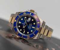 Rolex Submariner Gold/Silver Blue-AUTOMATIC-Casual & Luxury Edition