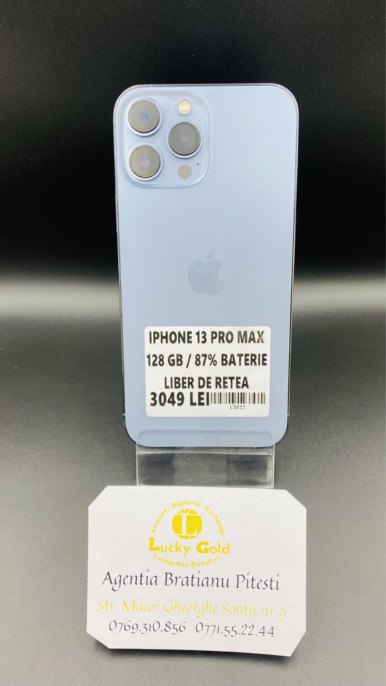 Iphone 13Pro Max 128gb 87% bat cod produs 13033