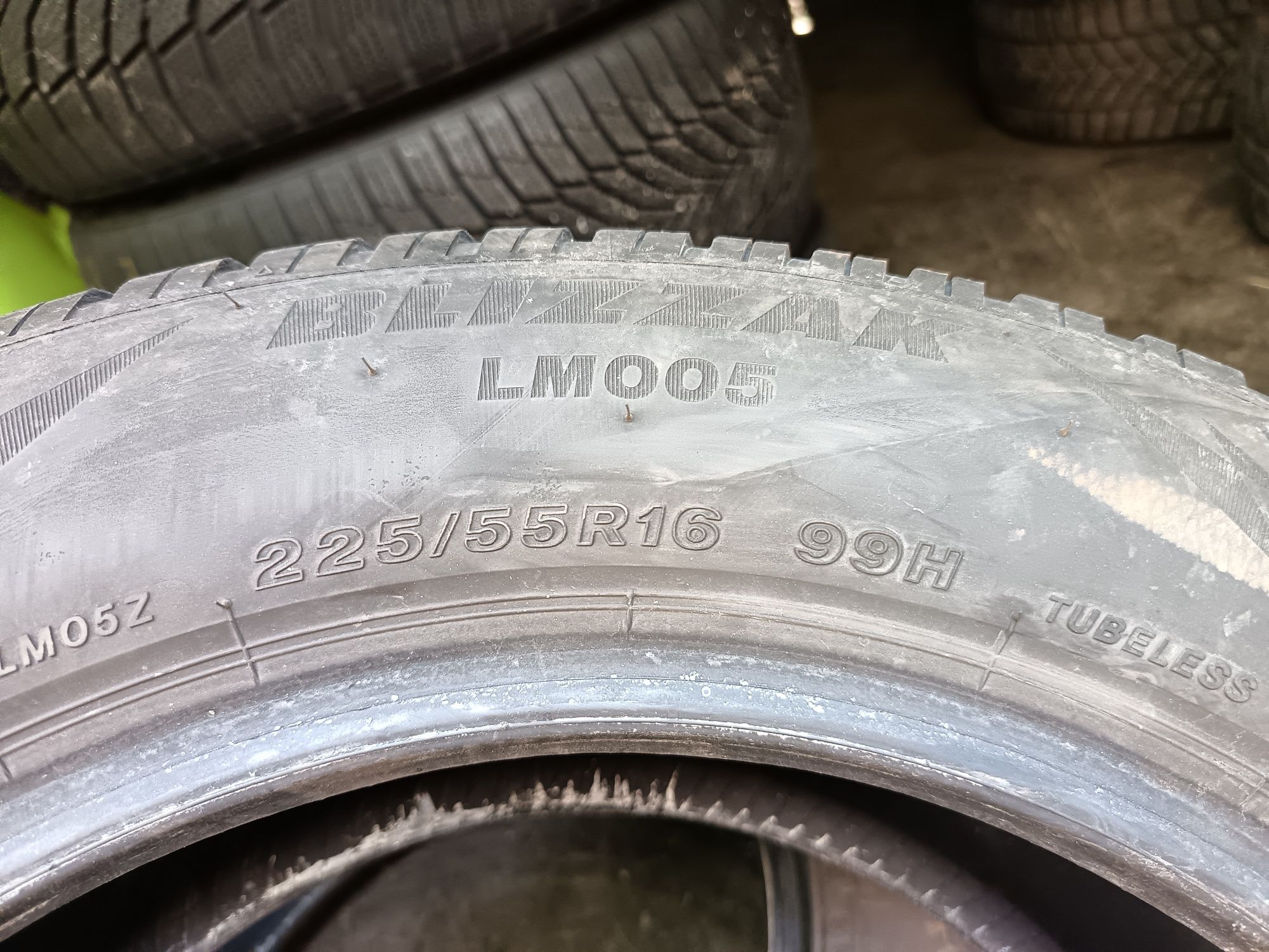 Anvelope MS 225 55 16 bridgestone 2023 5mm