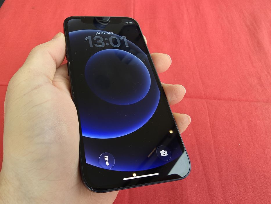 -Iphone 12Mini, 128Gb, 4Ram, bat: 95%, Negru, stare foarte buna, doar