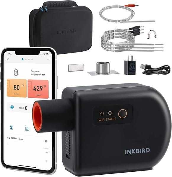 IInkbird Ventilator de grătar Bluetooth 5.1 și Wi-Fi