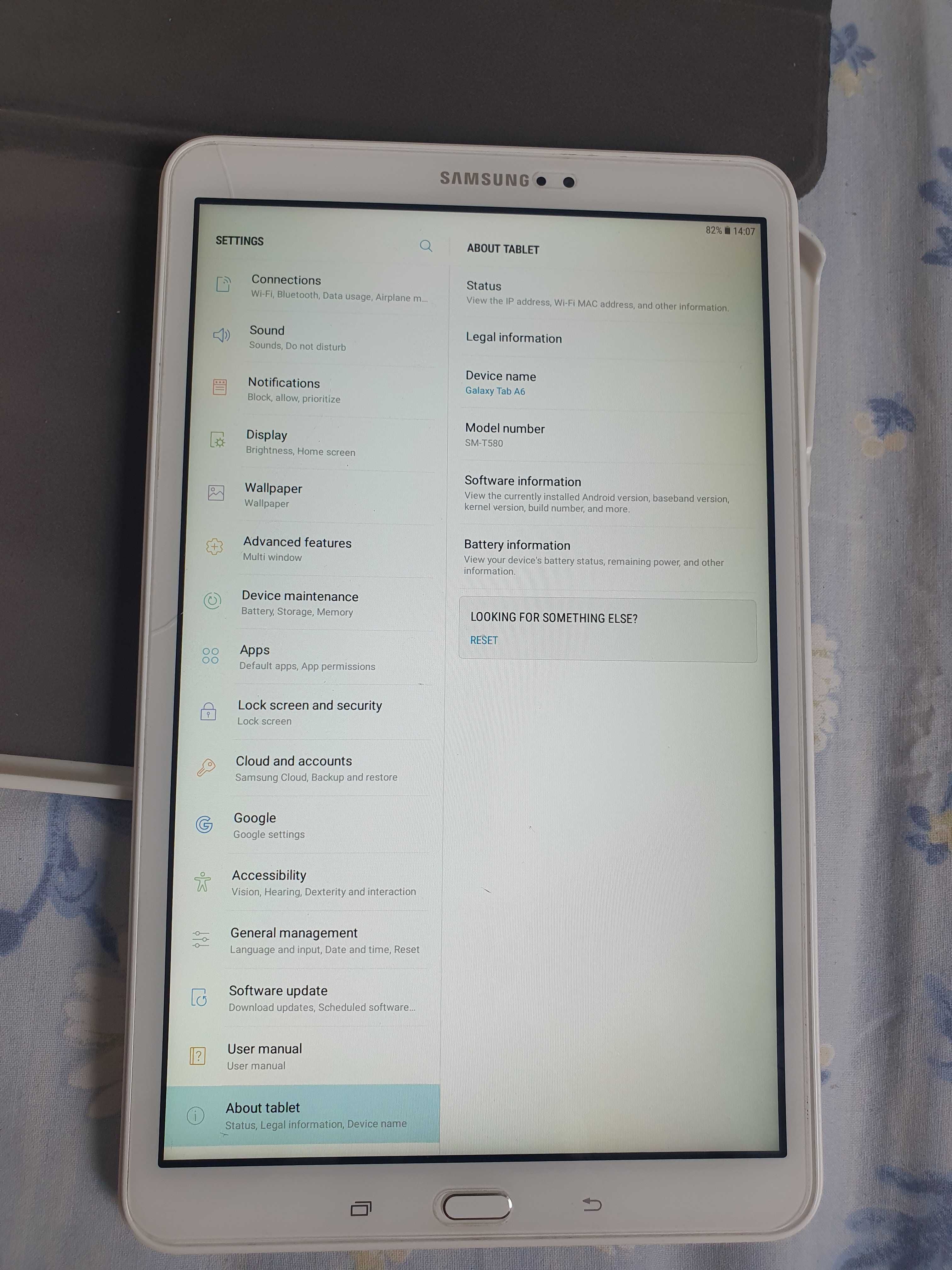 Samsung galaxy tab A6