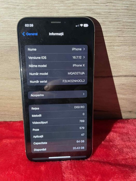 IPhone X 64gb vand sau schimb