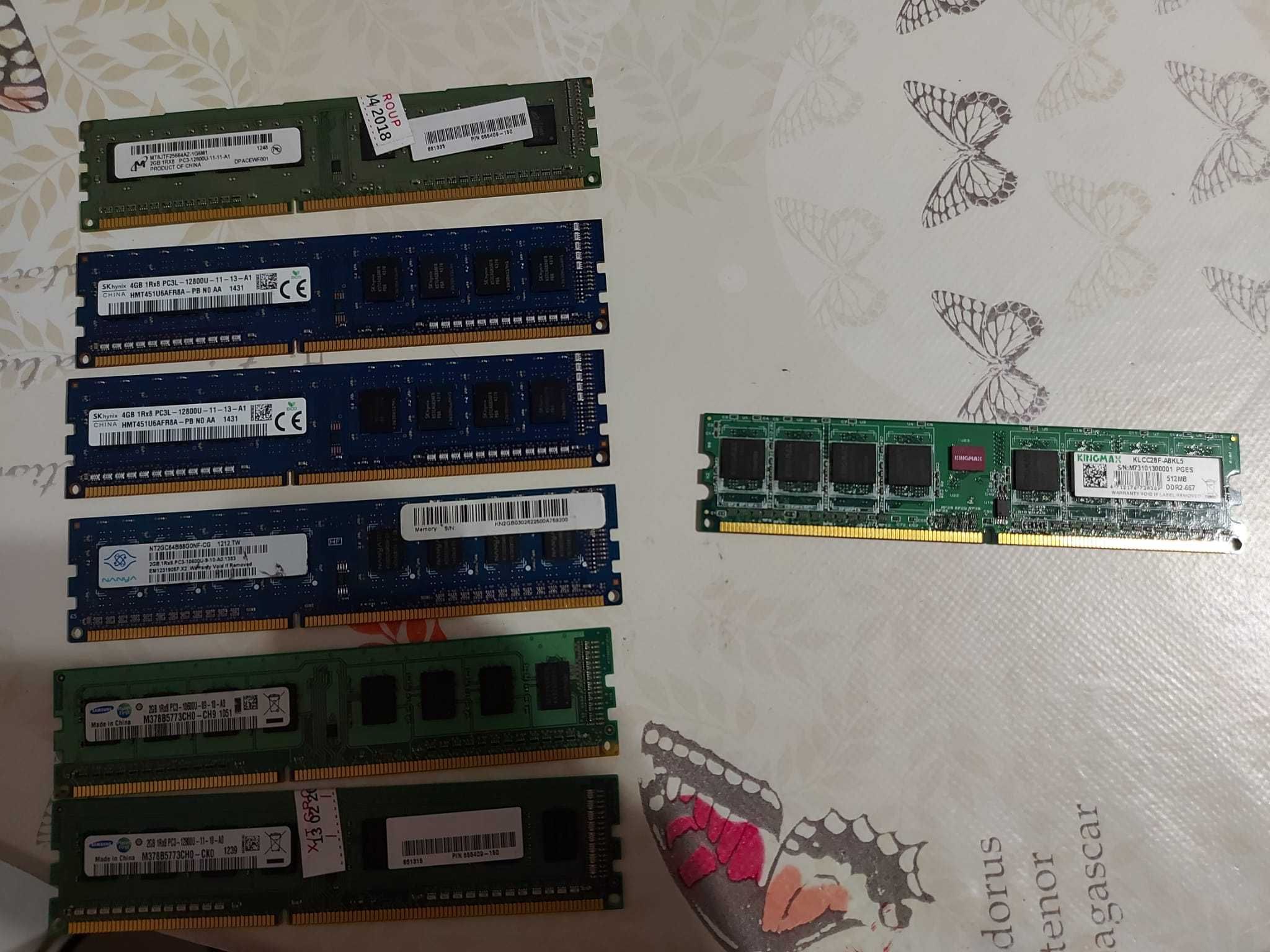 4 GB, 2 GB, 1GB, PC, Laptop RAM DDR3, DDR2