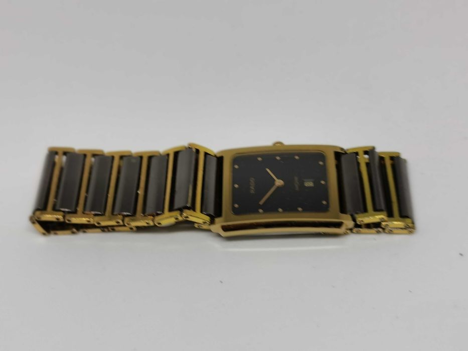 RADO DIASTAR Date Ceramic Gold Watersealed SAPPHIRE CRYSTAL 160.0395.3