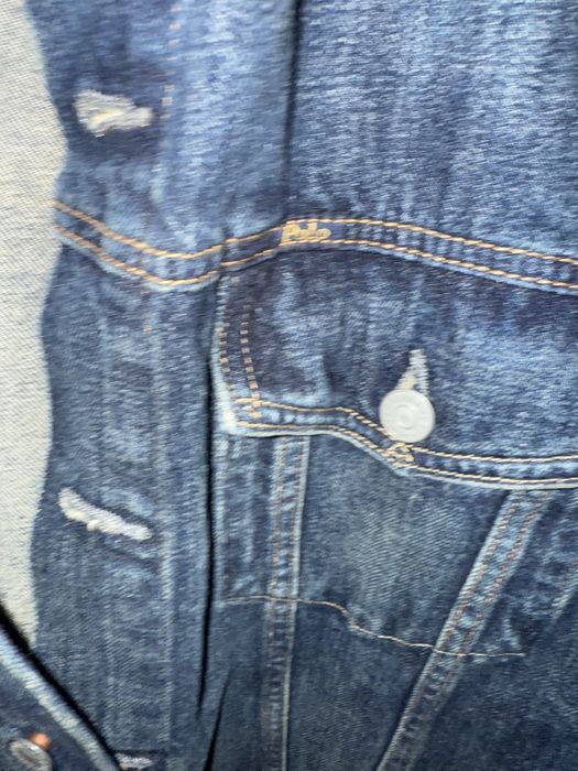 Geaca de blugi Polo Ralph Lauren, denim albastru, marime XL, noua