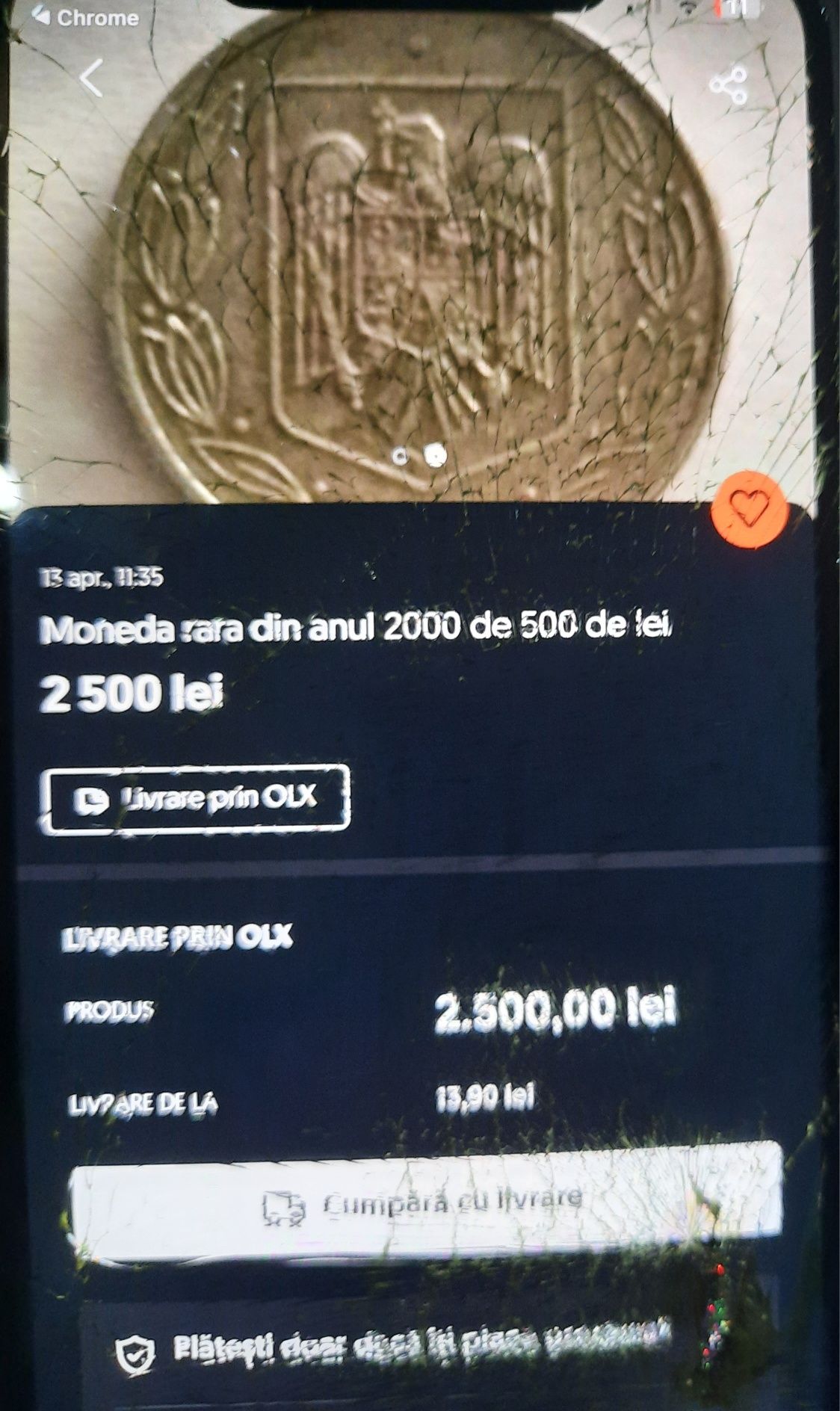 Vand 3 monede vechi petru colectie pentru mai multe detali an privat