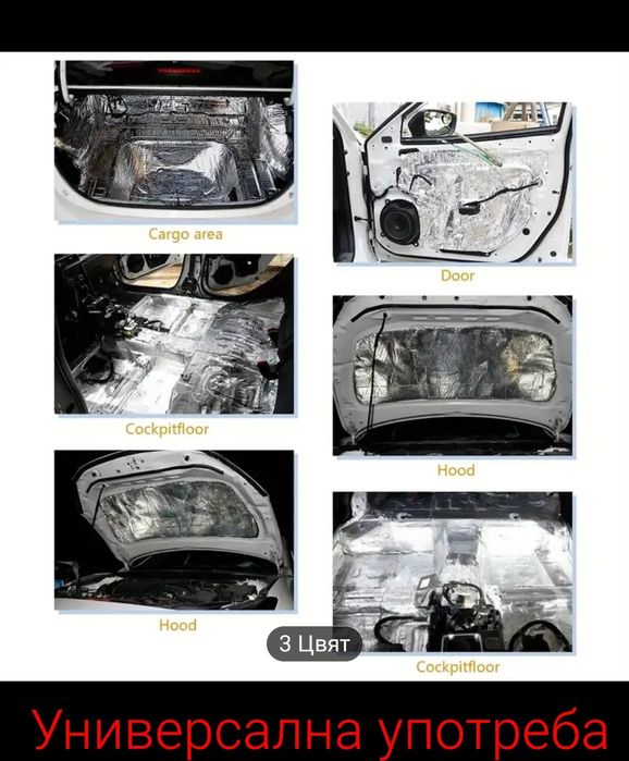 Универсална висококачествена самозалепваща шумо и термоизолация