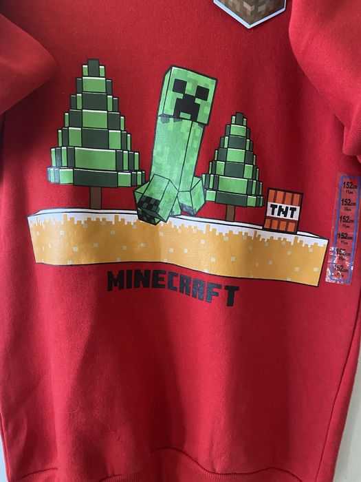 Нова ватирана блуза Minecraft