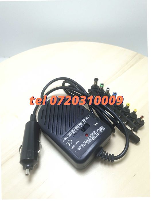 Incarcator Universal Pentru Laptop Pentru Auto Alimentare La 12v