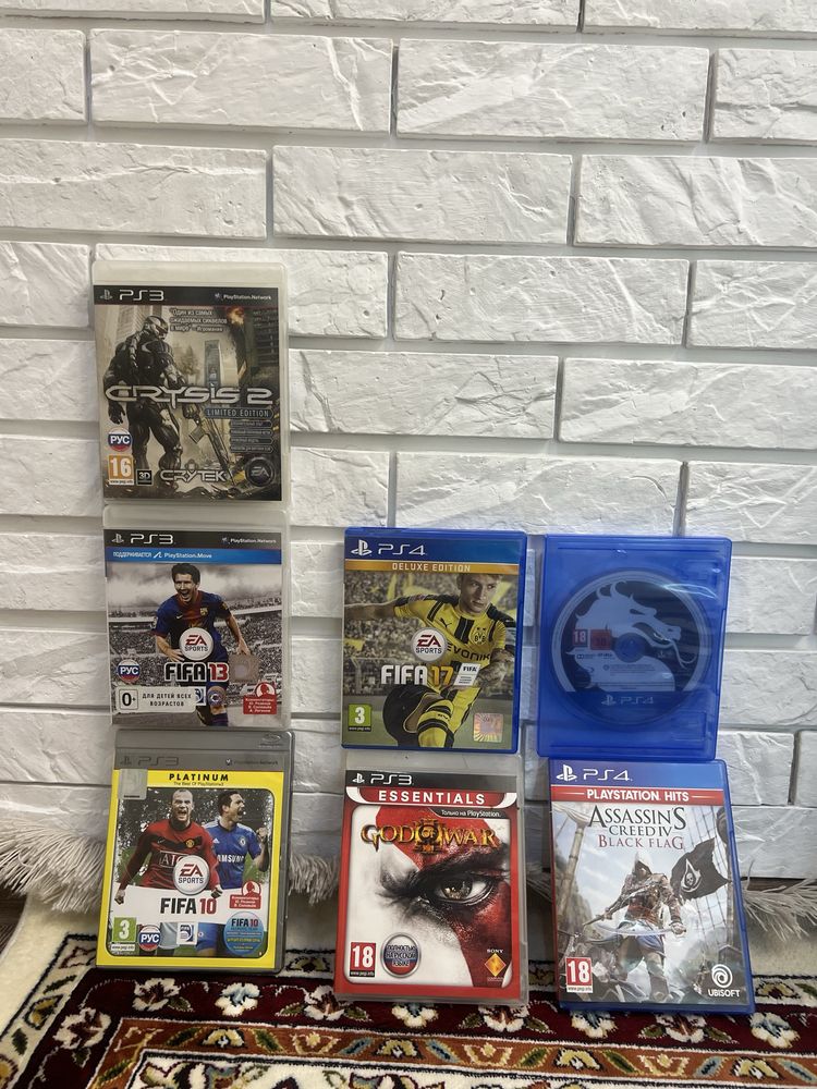 Диски на Playstation 3,4