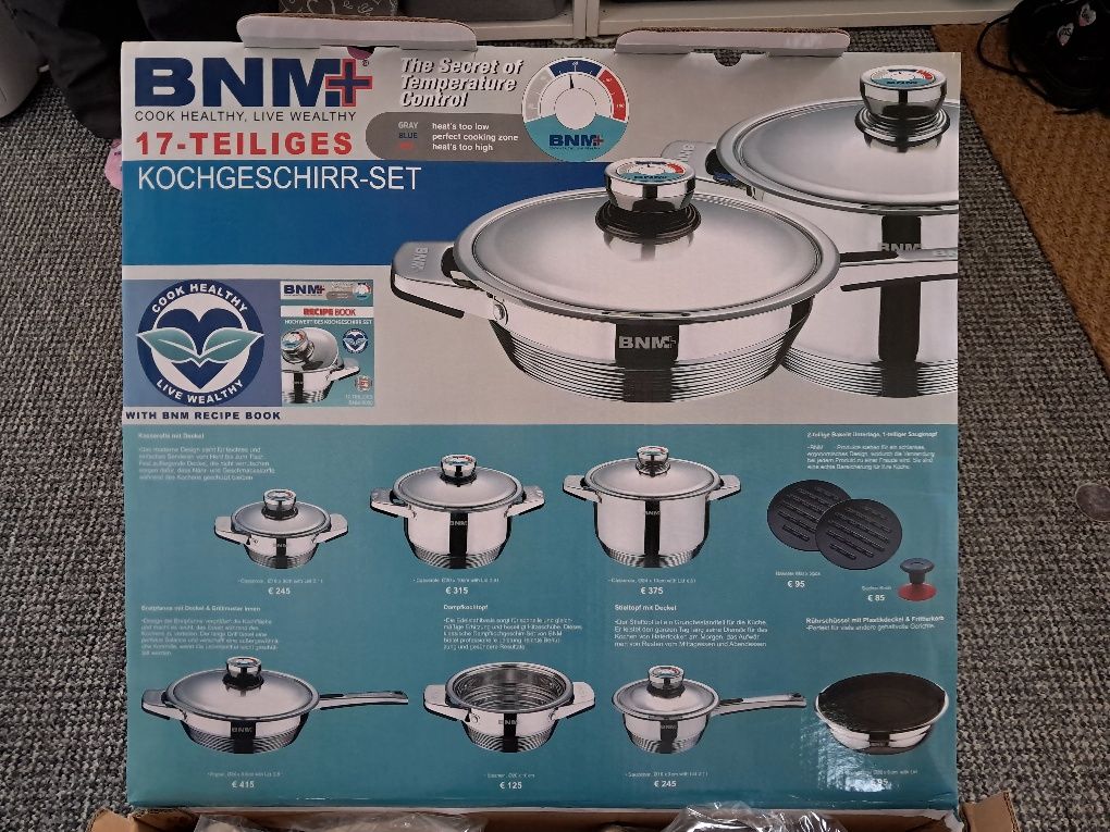 Set oale BNM+ 17 piese, inox