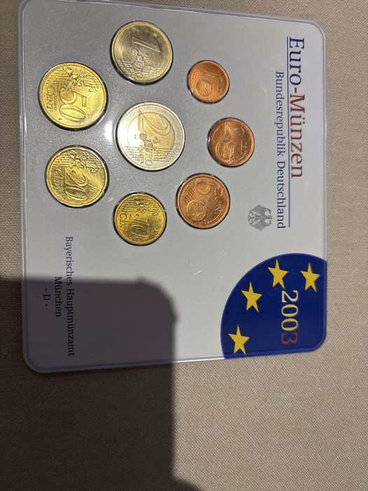 Set monede euro Germania 2003, litera D