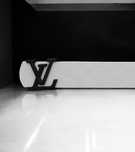 Curea Louis Vuitton White Squared x Lv Black