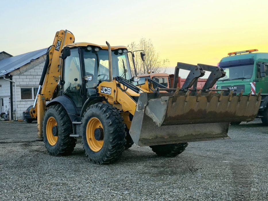 Buldoexcavator JCB 4CX ECO 2012 braț telescopic Cupă 4in 1