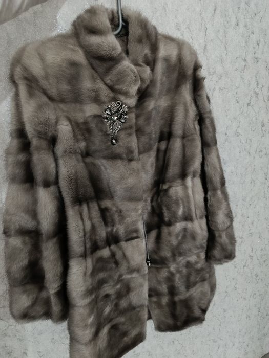 Шуба из натуральной норки