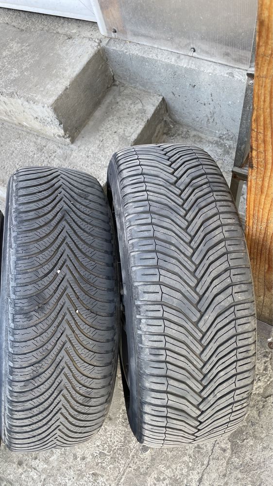 Jante Rial 5 x 112 r16 cu anvelope Michelin M+S si Tigar de vara