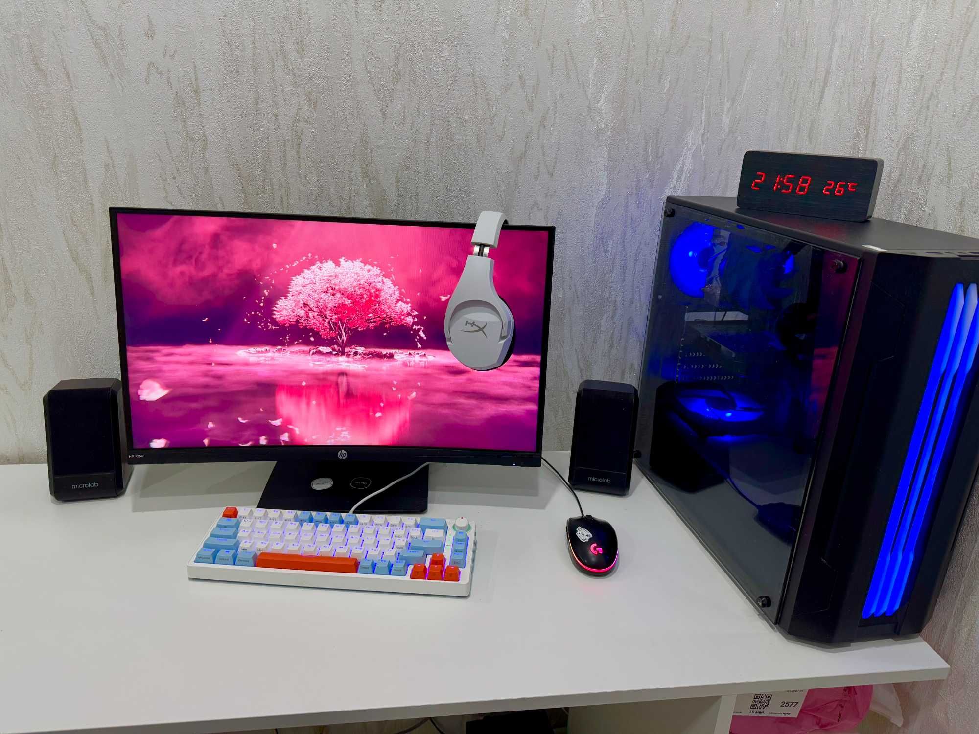 Игровой компьютер со всеми комплектующими + Стол